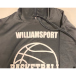 Black Dri-Fit Pullover Hooded Sweatshirt Basketball Hoop Logo